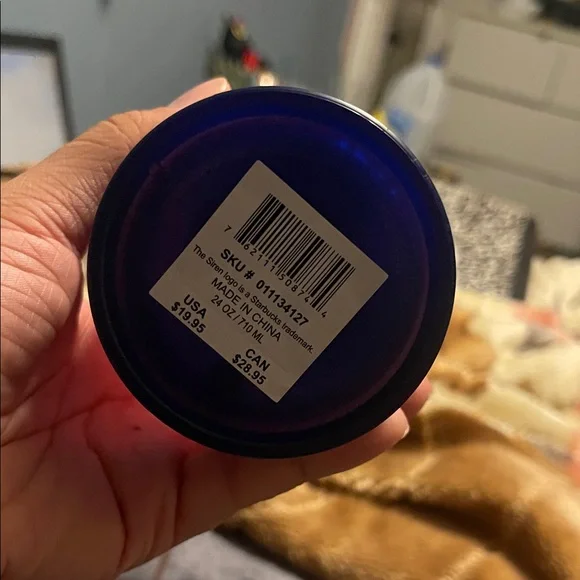 RARE Starbucks 24oz Pink & Blue Ombre Studded Cold Cup Tumbler - Picture 3 of 4